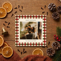 Red And Green Plaid Photo Elegant
