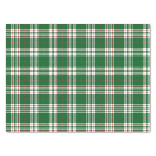 Red And Green Plaid  Tissue Paper