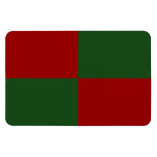 Red and Green Rectangles Magnet