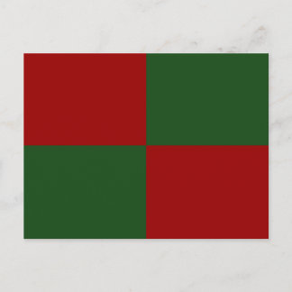 Red and Green Rectangles Postcard