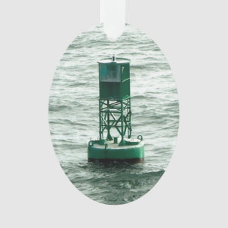 Red and Green Sea Buoys Ornament