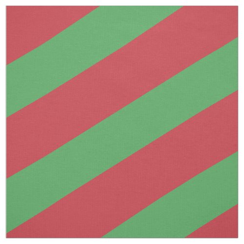 Red and green striped pattern fabric