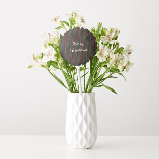 Red and Green Stripes Balloon (Vase)