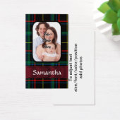Red and green tartan (Desk)
