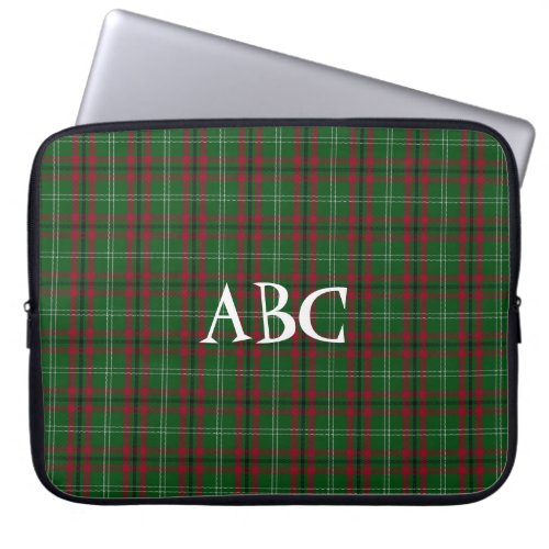 Red and Green Tartan Laptop Bag