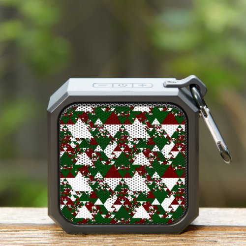 Red and Green Triangles 2 Bluetooth Speaker