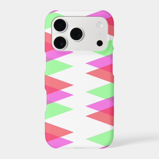 Red and green triangles Case-Mate iPhone case (Back)