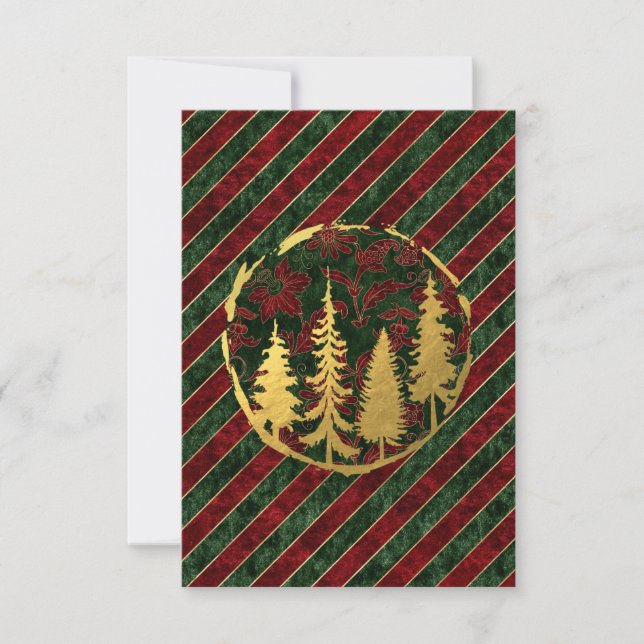 Red and Green Velvet | Christmas Card (Front)