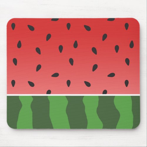 Red and Green Watermelon Mousepad