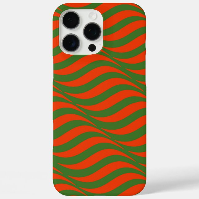 Red and Green Waves Samsung Galaxy S9 Case (Back)