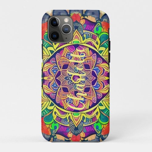 Red and Greens Mandala Case_Mate iPhone Case
