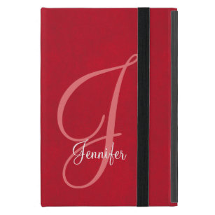 Monogram Ipad Cases Red And Leather Monogram Ipad Mini Case