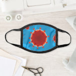 Red and light blue Covid Face Mask