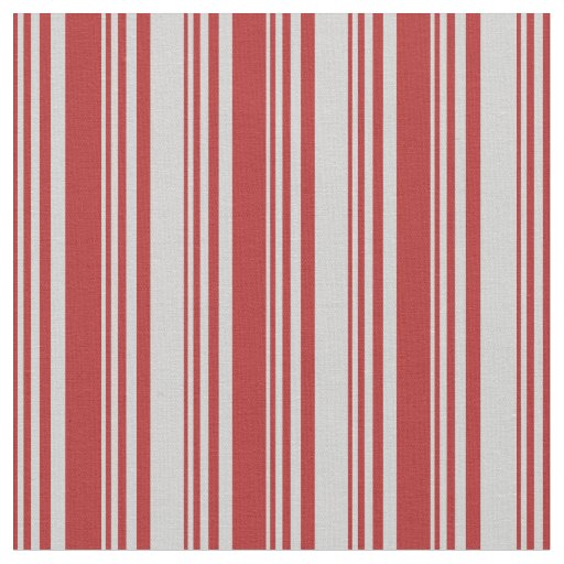 Red and Light Gray Striped/Lined Pattern Fabric