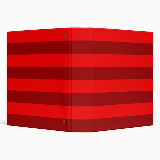 Red and Maroon Stripes Design 3 Ring Binder (Background)