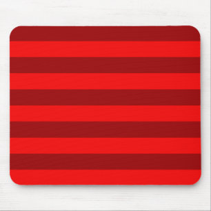 Red and Maroon Stripes Design Mouse Pad