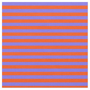 Red and Medium Slate Blue Striped/Lined Pattern Fabric
