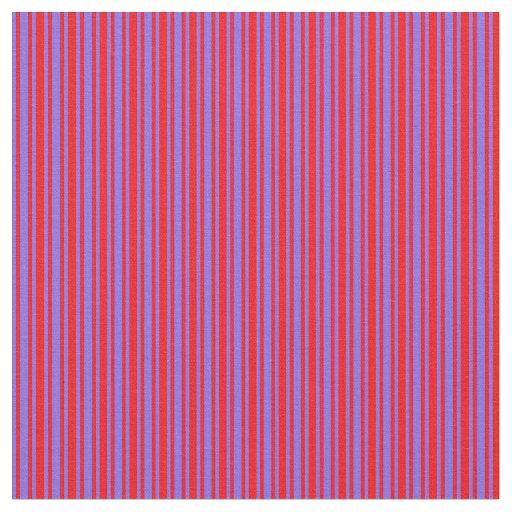 Red and Medium Slate Blue Striped/Lined Pattern Fabric