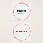 red and minimal (Front & Back)