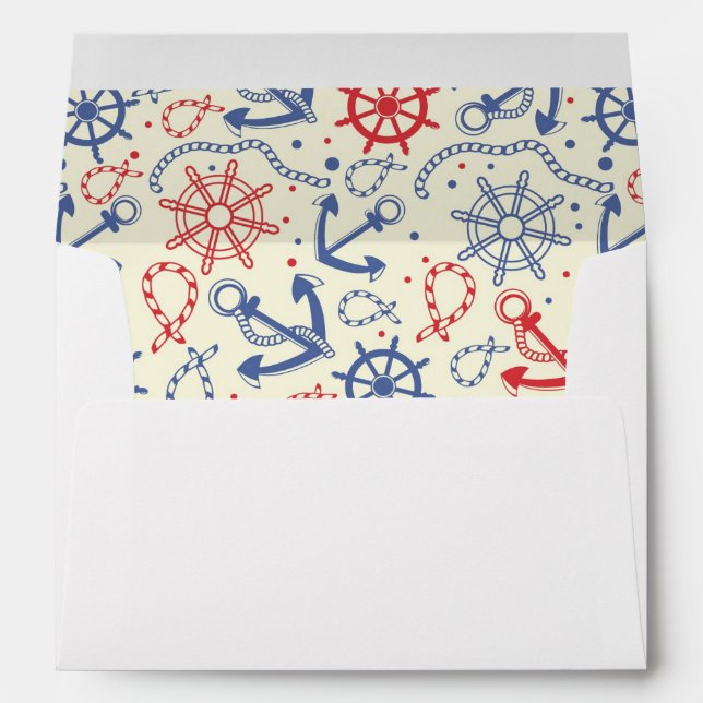 Red and navy background with anchor envelope (Back (Bottom))