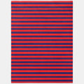 Red and Navy Blue Nautical Stripes Outdoor Rug | Zazzle