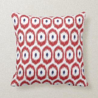Red and Navy iKat Pillow