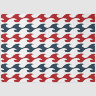 Red and Navy Nautical Series Design 14 Tissue Paper