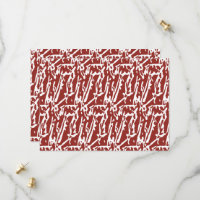 Red and orange abstract shapes blend and overlap a