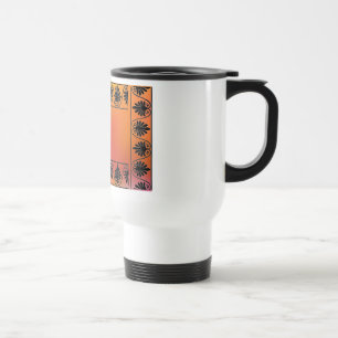 Red and Orange Border Mug