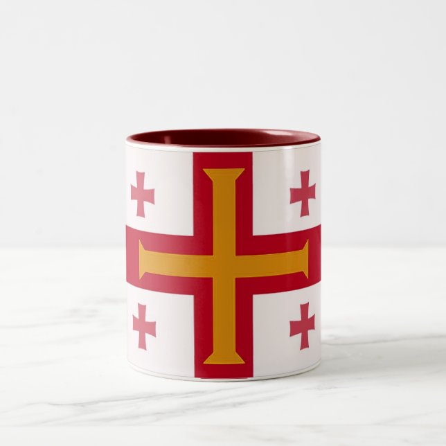 Red and Orange Cross Mug (Center)