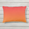 Red And Orange Ombre Outdoor Pillow