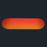 Red And Orange Ombre Skateboard Deck<br><div class="desc">Red And Orange Ombre Skate Board Deck</div>
