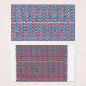 Red and orange paint swirls together, creating a v (Front & Back)