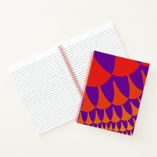 Red and Orange Scales Notebook