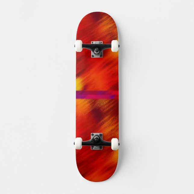 Red and Orange Skateboard (Front)