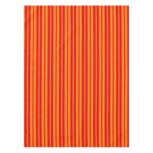 Red and Orange Stripes Design  Tablecloth