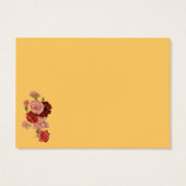 Red and Pink Carnation Recipe Card (Back)