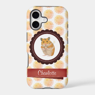 Red and Pink Girls Hamster iPhone 17 Case