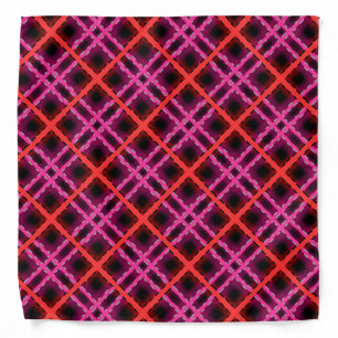 Red and Pink Jimette Bandana Design.