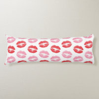 Red and Pink Lips, Pattern Of Lips, Lipstick, Kiss