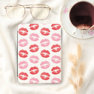 Red and Pink Lips, Pattern Of Lips, Lipstick, Kiss Kindle Cover