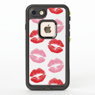 Red and Pink Lips, Pattern Of Lips, Lipstick, Kiss