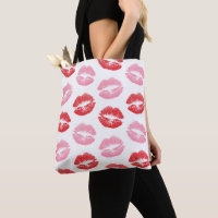 Red and Pink Lips, Pattern Of Lips, Lipstick, Kiss
