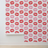 Red and Pink Lips, Pattern Of Lips, Lipstick, Kiss