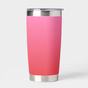 Red and Pink Ombre Insulated Tumbler