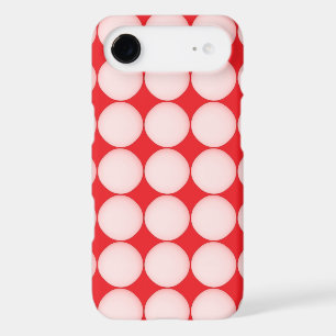 Red and Pink Polka Dot Pattern iPhone 17 Air Case