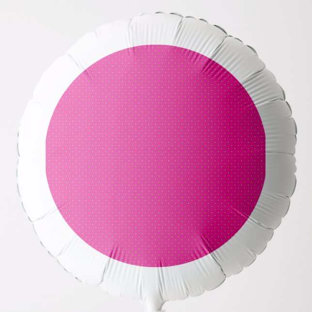 Red and pink polka dot wrapping paper with evenly  balloon (Front)