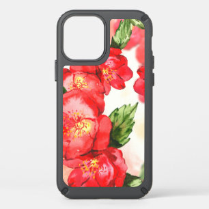 Red and Pink Soft Watercolor Roses Speck iPhone 12 Case