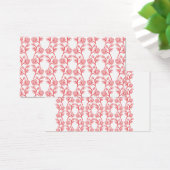 Red and pink wrapping paper featuring a repeating (Desk)