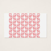 Red and pink wrapping paper featuring a repeating (Back)
